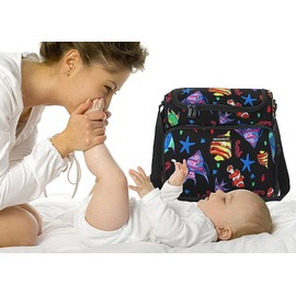 Cute Fish Diaper Bag TROPICAL FISH Baby Gift DAD or MOM