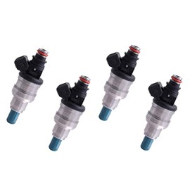 Injectors,cciyu 2 Hole Fuel Injectors Set fit for Mazda Miata/MX-5 Miata/RX-7,for Eagle Talon,for Lotus Elise,for Mitsubishi Eclipse/Lancer,for Plymouth Laser,for Toyota for Celica Compatible 4G63