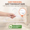 Baseca Kids Plastic Hangers 30 Pack, White Baby & Toddler