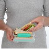 Sistema To Go Sandwich Box, 450mL - Clear/Pink