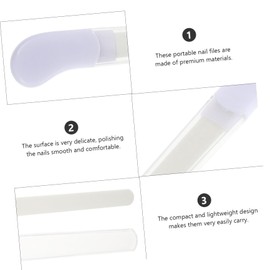 Baluue 5pcs Nail File Polishing Strip Kit Manicure Professional Nail Shaping File Tool Polishing Strip Pedicure Tools for Random Color