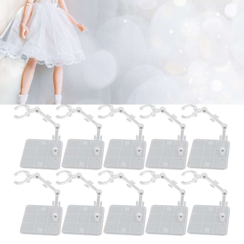 10 Pcs Figure Model Stand High Stability Figure Display Holder