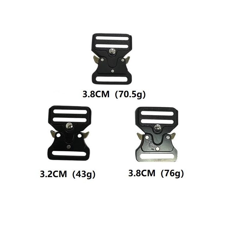 Metal Buckle Quick Release Buckle Replacement for Adjustable Tactical Belt