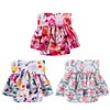 CuteBone Female Dog Diapers with Skirts 3 Pack Reusable Puppy