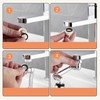 1080° Rotating Tap Extender, Rotating Tap Aerator with Large Angle,