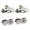 4 Pairs Bicycle Chain Links Steel Quick Release 12-Way Bicycle