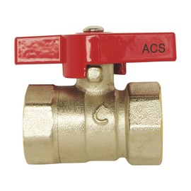 SOMATHERM FOR YOU - Double Ball Valve IG 26/34 - Butterfly Lever - Standard Passage - Reinforced Seal with 2 O-Rings