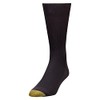 Gold Toe Men's Metropolitan Extended Sock, 3 Pack,Black,13-15