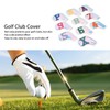 10 Pcs Golf Club Headcover PU Golf Club Protector Golf