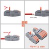 YQSIYU 1 in 4 Out DIY Splicing Wire Connectors, 14