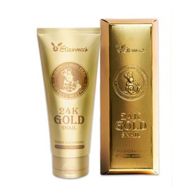 Elizavecca 24k Gold Snail Foam Cleansing 180ml/6.09 fl.oz. - Facial Cleansing | Face Cleansing Foam
