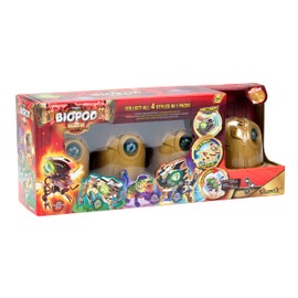 Silverlit YCOO 88088 BIOPOD GEO by, Guardians of The Orient, 4 Electoral Dinosaur Figures, Light and Sound Effects, 9 cm, from 5 Years
