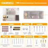 HARDELL 69 Pcs Rotary Tool Accessories Kit with 1.0/1.6/2.3mm Chucks