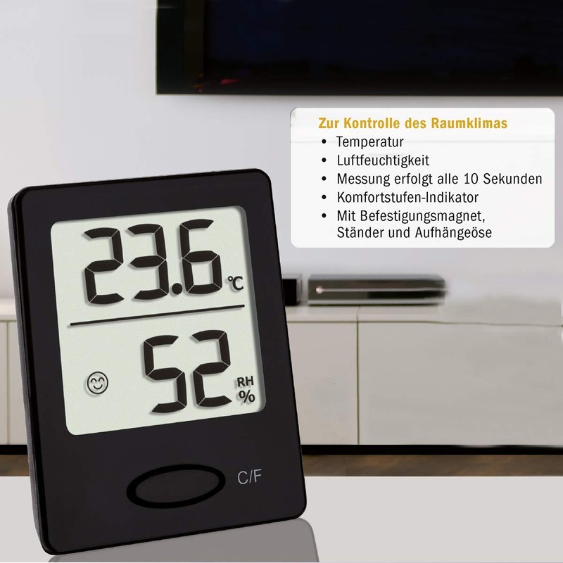 TFA Dostmann Digital Thermo-Hygrometer 46 x 18 x 59 cm,