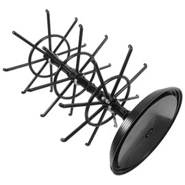 Ipetboom Rotating Jewelry Display Stand Jewelry Organizer for Necklaces Bracelets Earrings Rings Compact Keychain Holder for Easy Access Elegant Black Boxed