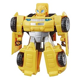 Transformers Playskool Heroes Rescue Bots Academy Bumblebee Converting Toy Robot, 4.5" Action Figure, Toys for Kids Ages 3 & Up