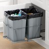 VEVOR Pullout Trash Can for Kitchen Cabinets, 35 QT x2