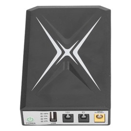 High Capacity Uninterruptible Power Supply, Compact UPS System for Router and WiFi Camera, 8800mAh Capacity, 2 Input Methods. Power Supply