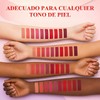 Brillo Labial 10PCS, Labial Mate Indeleble
