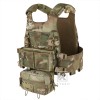 KRYDEX Low Vis Slick Molle Plate Carrier & Tactical Placard