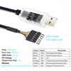 DTECH USB to TTL Adapter FTDI Chip 3.3V 6 Pin