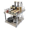 2 Tier Pull Out Cabinet Organizer 15" W X 22"