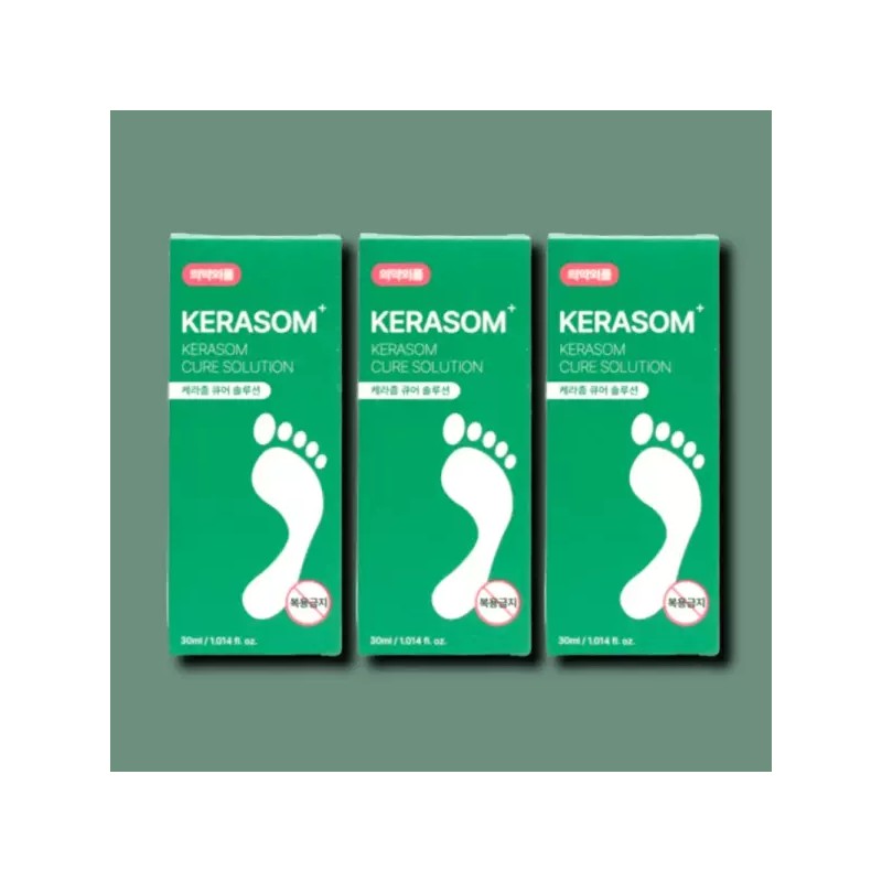 Kerazome 케라좀 큐어 솔루션 30ml 3개 Kerazome Cure Solution 30ml