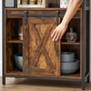 VASAGLE Buffet Cabinet, Coffee Bar Storage Cabinet, Sideboard with 1