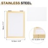 sourcing map Paper Making Screen Wooden Paper Making 7.1 x