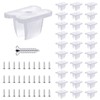 30 PCS LED Strip Light Clips with Fitting Screws, Waterproof