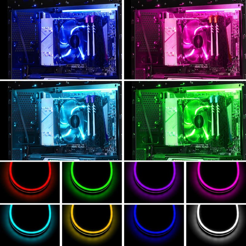 BTF-LIGHTING LED Neon RGB PC LED Tape Light 2x50CM LED