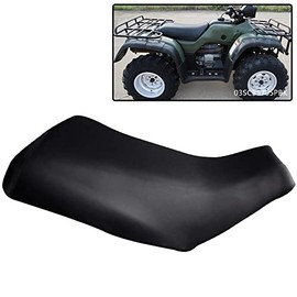 CHEDA Seat Cover Compatible with 1997 1998 1999 2000 2001 2002 2003 2004 Honda Foreman 400-450 Waterproof Leather w/o Console Lid (Black)