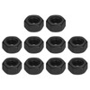 sourcing map 5/16-18 Hex Nuts, Carbon Steel Grade 8.8 Black