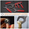 HARFINGTON Single Open End Wrench 62mm Metric 15 Degree Offset