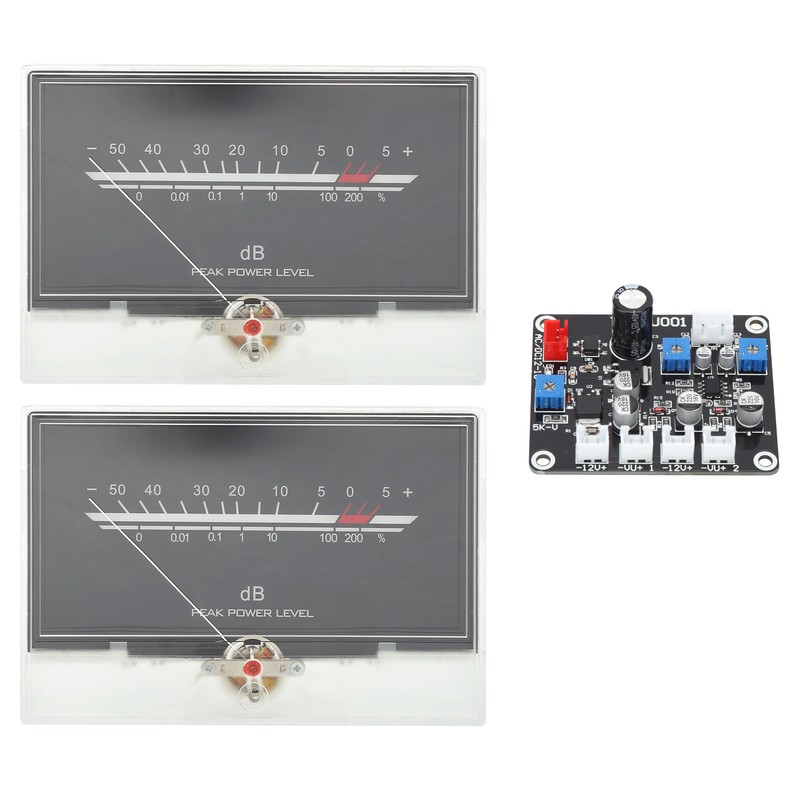 TS-DBPW-134-2Q DB Level VU Meter Head with Driver Board White