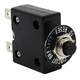 ZOOKOTO 125-250V AC 50V DC Push Button L1 Series Manual Reset Thermal Circuit Breaker 20A