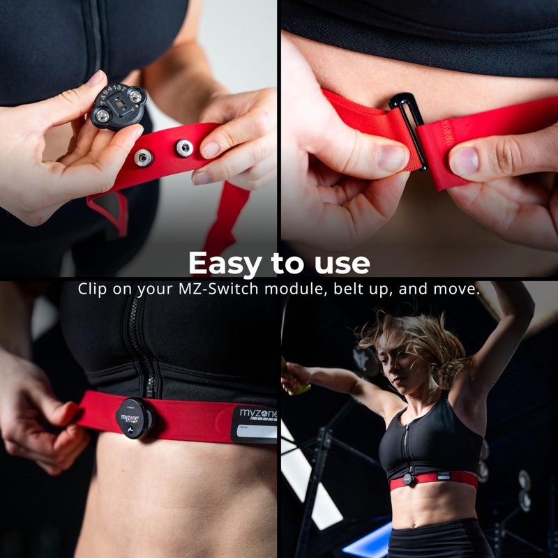 MYZONE MZ-Switch Adjustable Replacement Chest Strap (Medium)