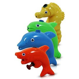 12 x HC-Handel 910627 Water Gun Sea Animal 9.5 cm Various Animals and Colours