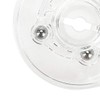 Geesatis 4 Pcs Acrylic Tiny Lazy Susan 2.5 inch Rotating