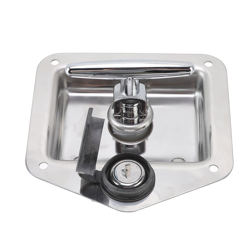 T Handle Latch Stainless Steel Polished Appearance Truck Toolbox Lock