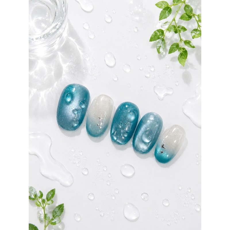 Summer Nail Refreshing Rainwater Garden 4 Types - Sea Drops