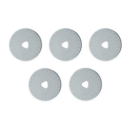 Taskar 45mm Rotary Cutter Blades for Olfa Etc - 5 Pack