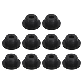 uxcell 10 Pcs Black Plug Holes, Waterproof Rubber Button Plug for 17mm / 0.67" Hole