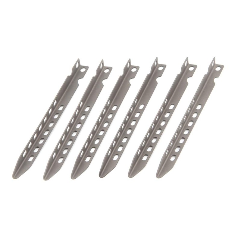 TOAKS Titanium Tent Pegs Ultralight Outdoor Camping V-shaped Fixed Tent