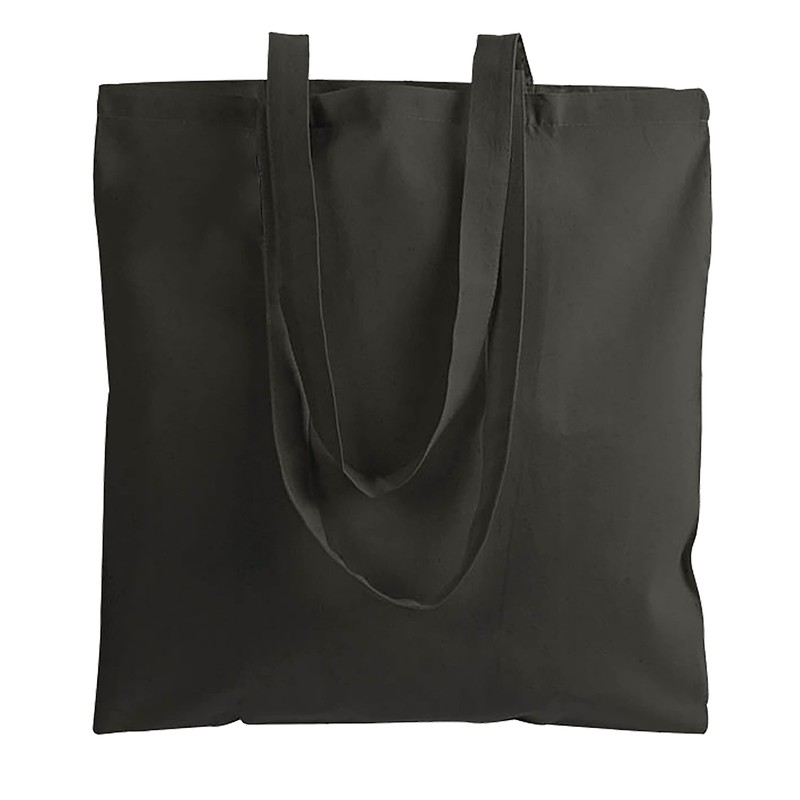 Generico Artexia Women's Cotton Shopping Bag Canvas Tote Bag, black