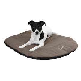 Kerbl Pet 81266 Traveller Reisekissen mit Hüllle, 85 x 65 cm, taupe