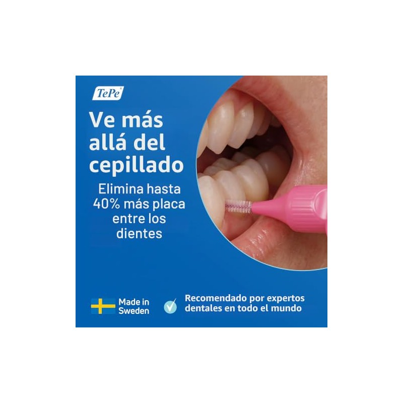 TEPE - Cepillo interdental original suave para limpieza de dientes,