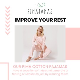 Pajamas for Women Lounge sets for Women Peach Super Soft Pajama Set Pjs Made With 100% Peruvian Pima Cotton Women Loungewear Sets Comfy Pajamas XL