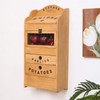 Potato Bin Veggie Organizer Rustic Pine Wood Potato, Onion &