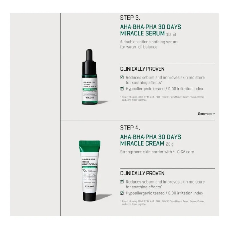 Kit Some By Mi Aha-bha-pha 30 Days Miracle Starter